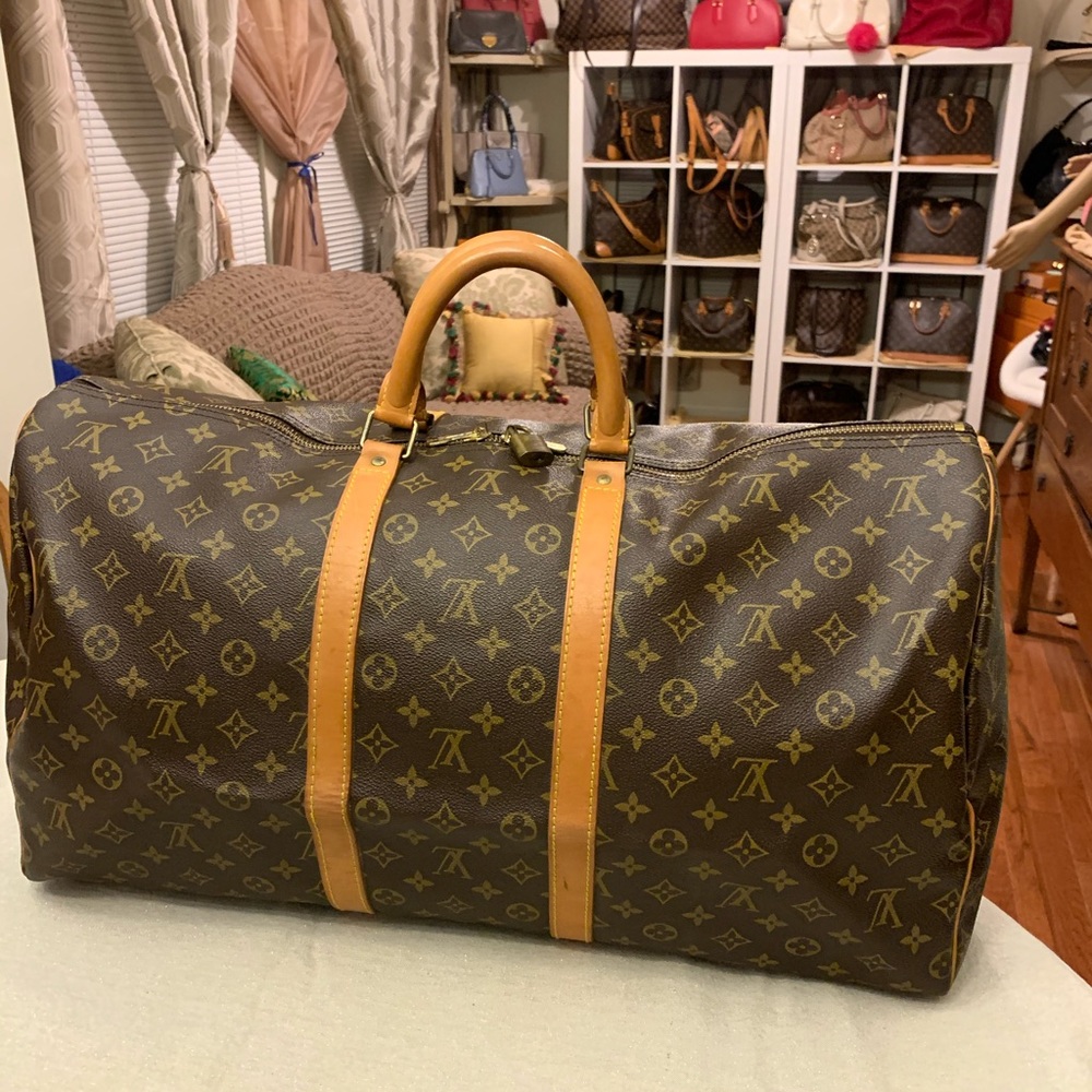 Sold Authentic Louis Vuitton Keepall 55 - Picture 1 of 8